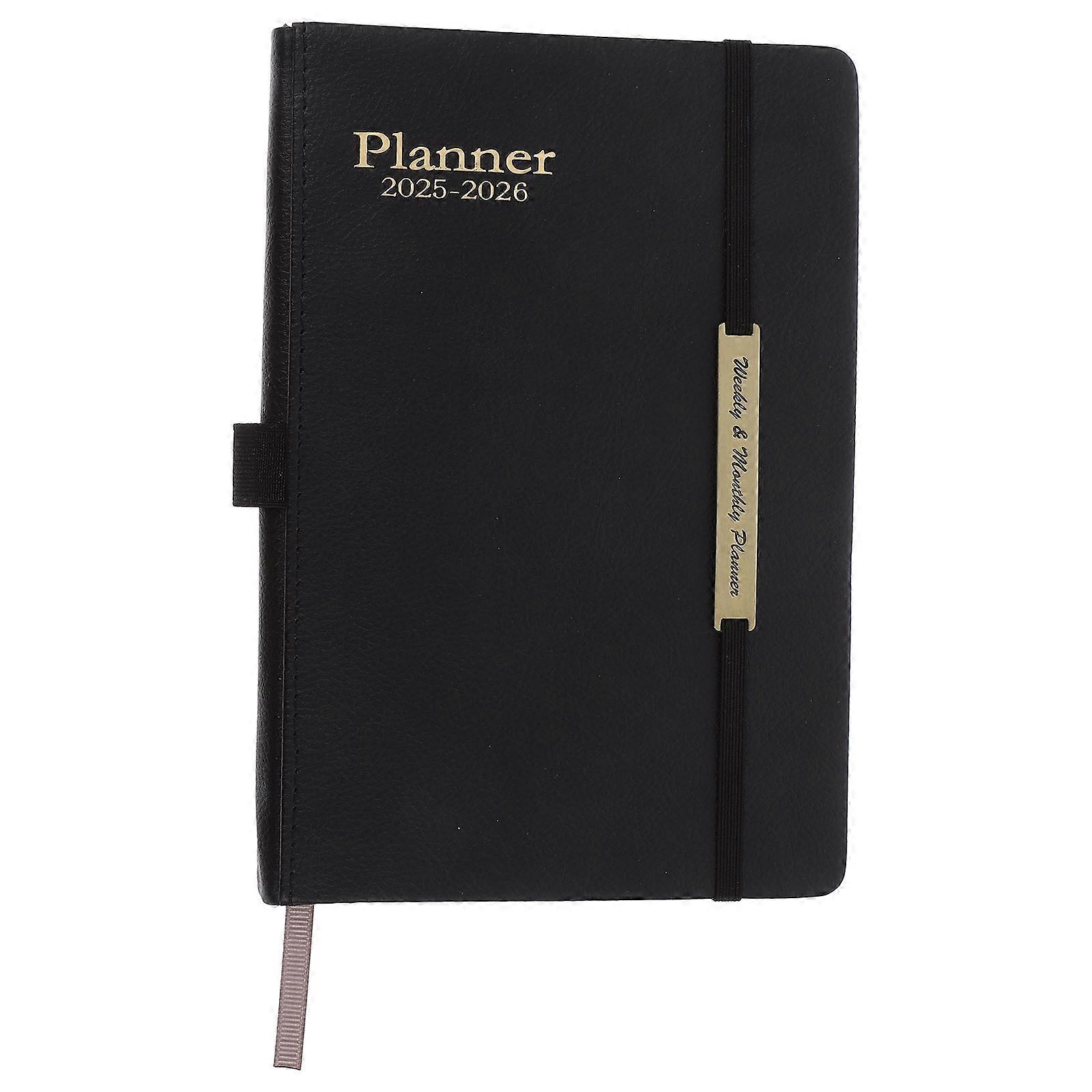 Daily Schedule Planner Notepad For Office Work Planning Prioritizing 2025-2026 Academic Year A5 Size 1Set