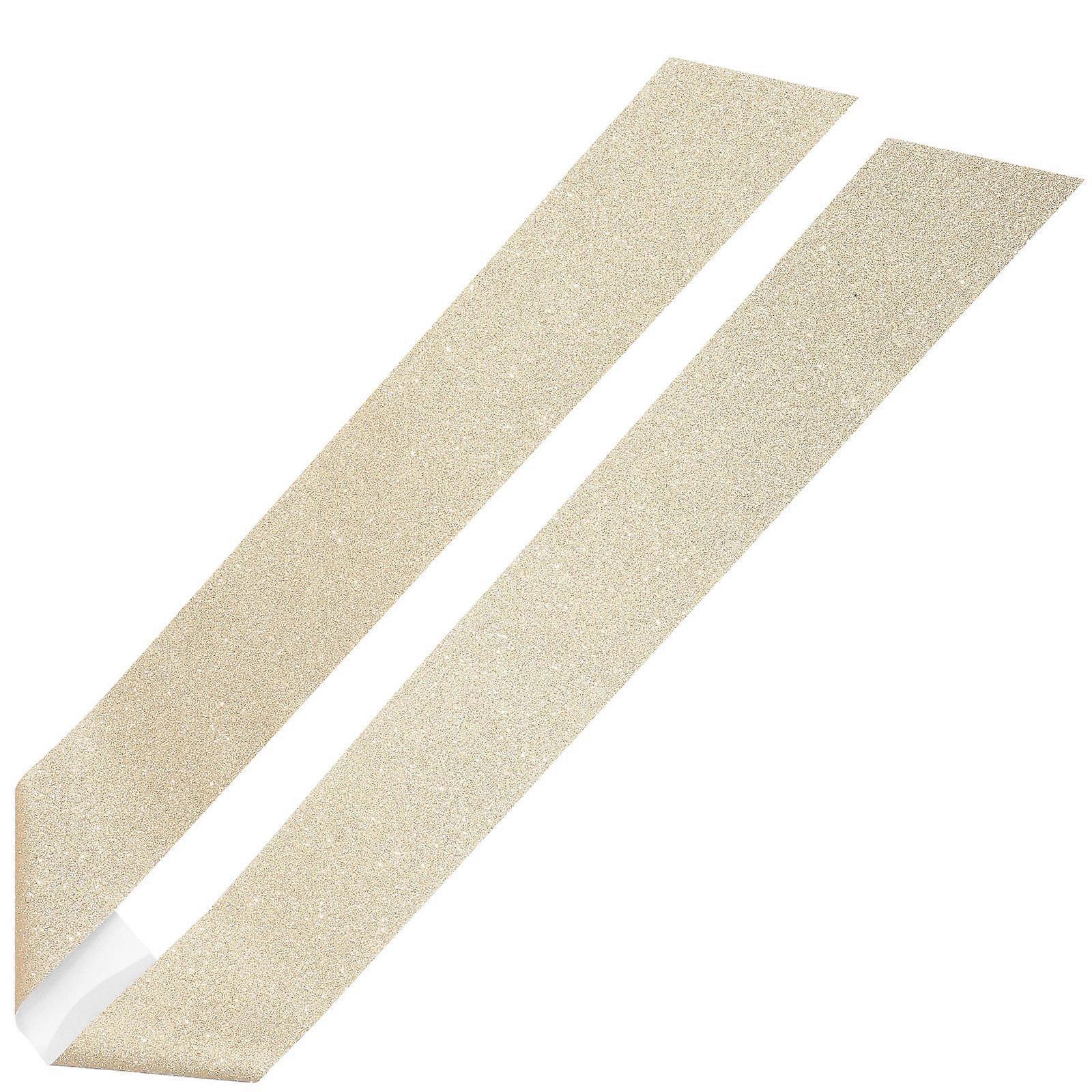 Blank Pageants Sash Golden Cloth Diy Decoration For Wedding Graduation Party 1Pack