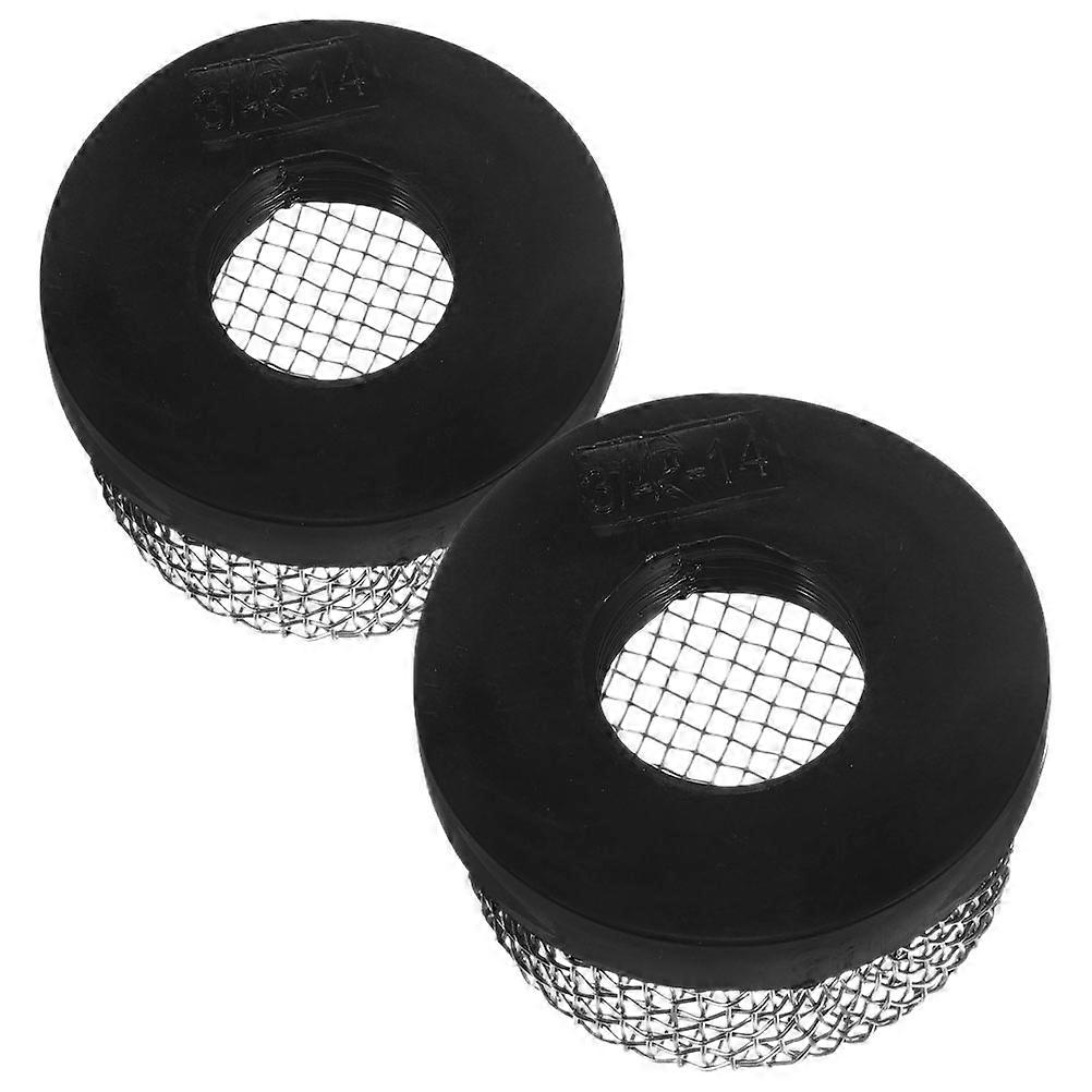2pcs Pool Drain Valve Strainer Replacement Compatible with Swimming Pool Water Outlet Durable Lightweight Screen Cap
