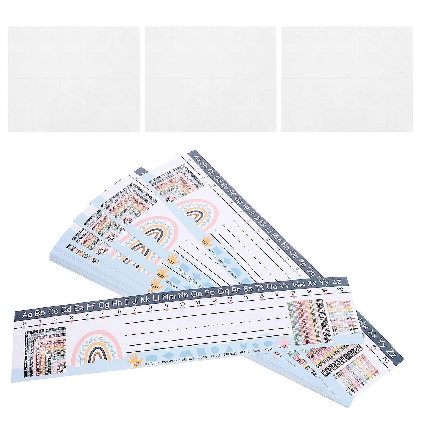 Classroom Name Tags Educational Support For Students Reusability Dynamic Design 33.00x7.60x0.05cm Tear-Resistant 60Pcs