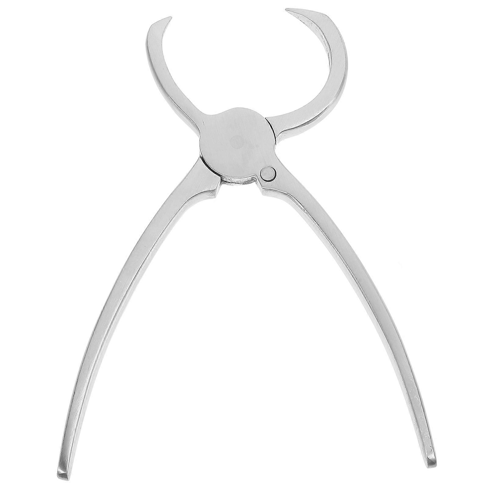 Clamping Tool Stainless Steel Tea for Kitchen Use Rust-Proof Silver 1Pc