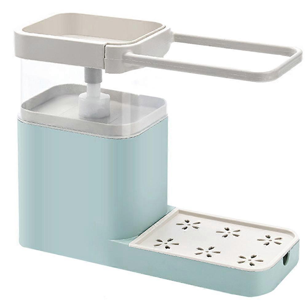 Hand Wash Dispenser Multifunctional Essence Dispenser Rectangular Shape Green Color 25x21cm For Kitchen 1Pcs