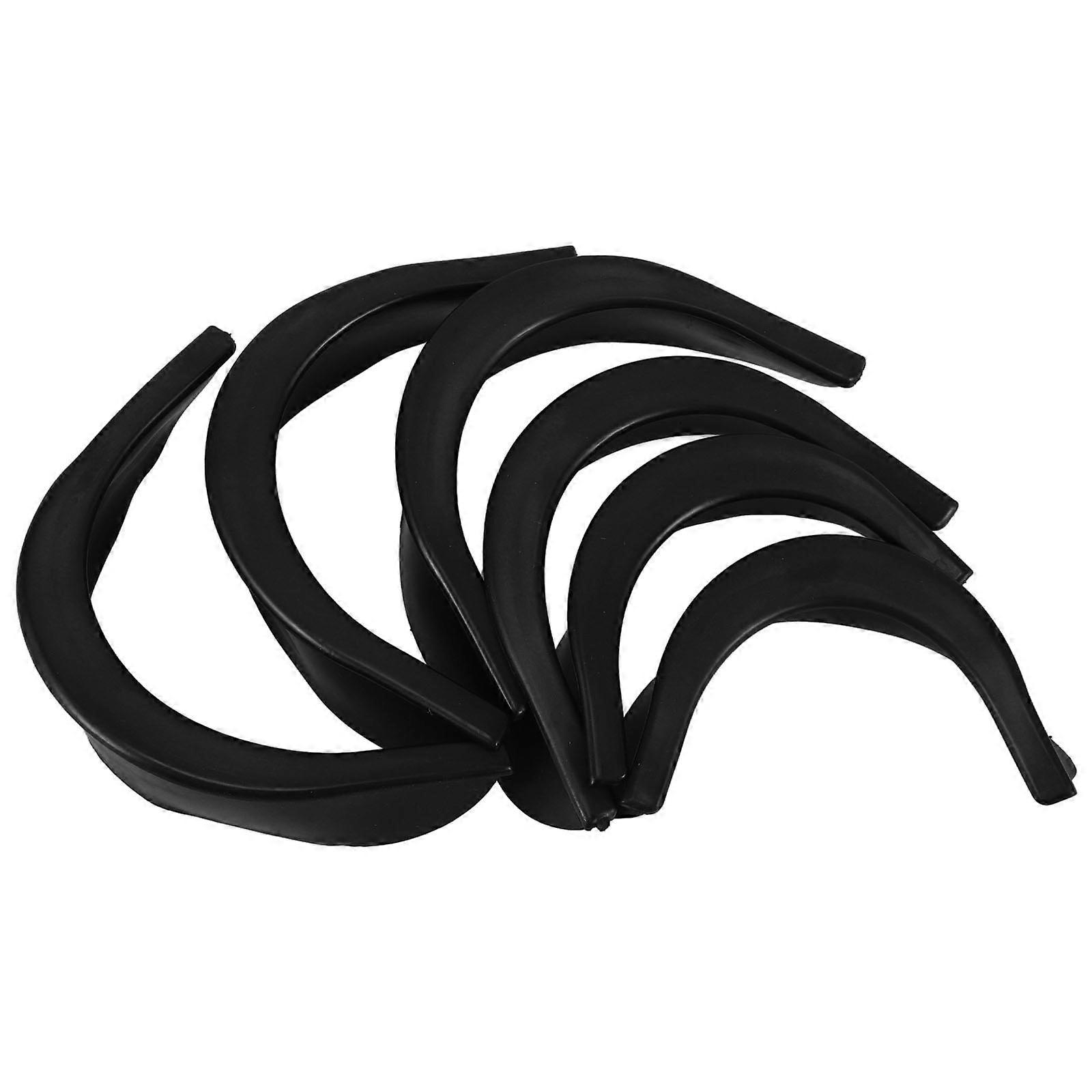 Billiard Table Pocket Liners Black Plastic Material American Style Design For Billiard Players Easy to Install and Replace 6Pcs