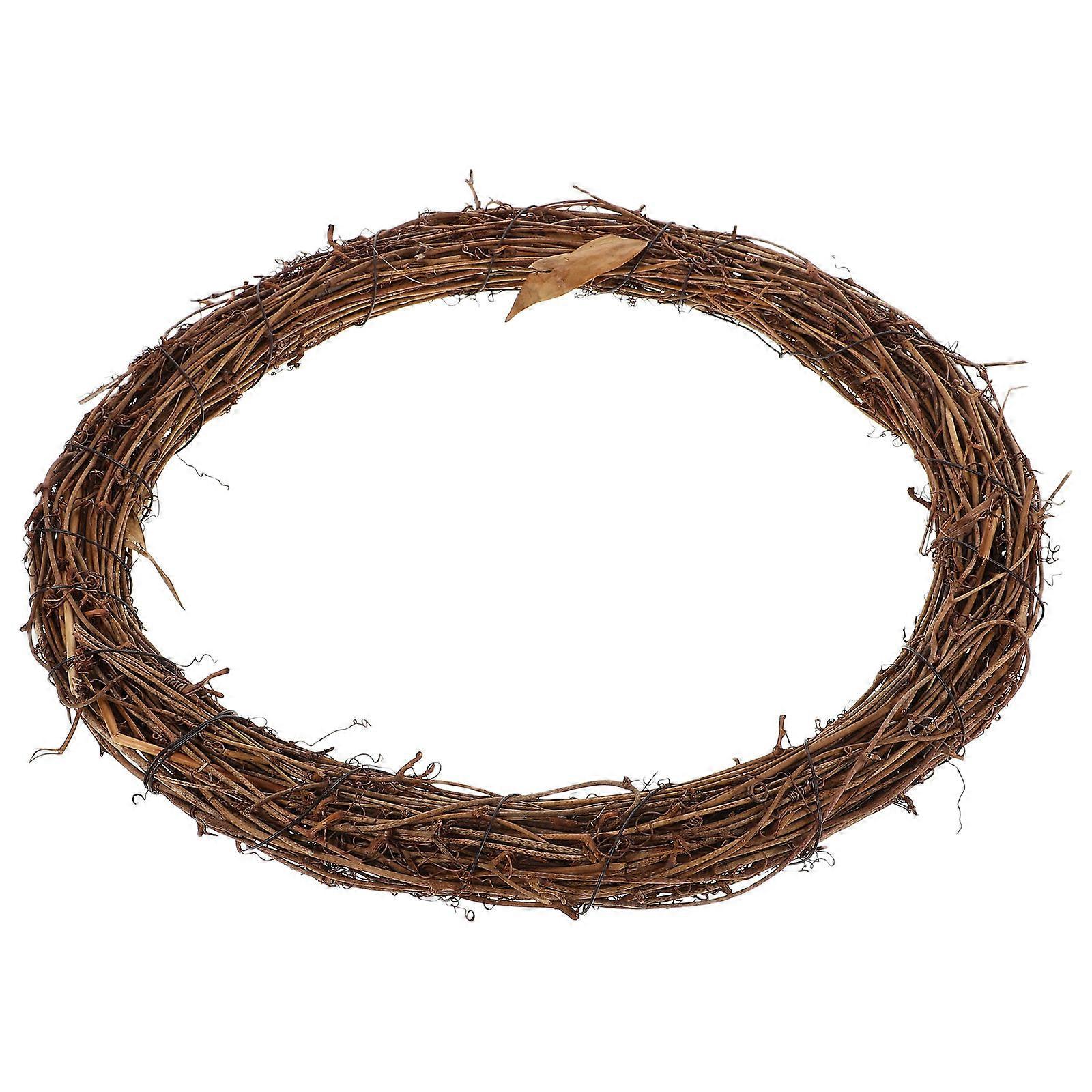 Wreath Diy Grapevine For Special Events Home Decor 32.00X28.00X3.00CM 1Pcs