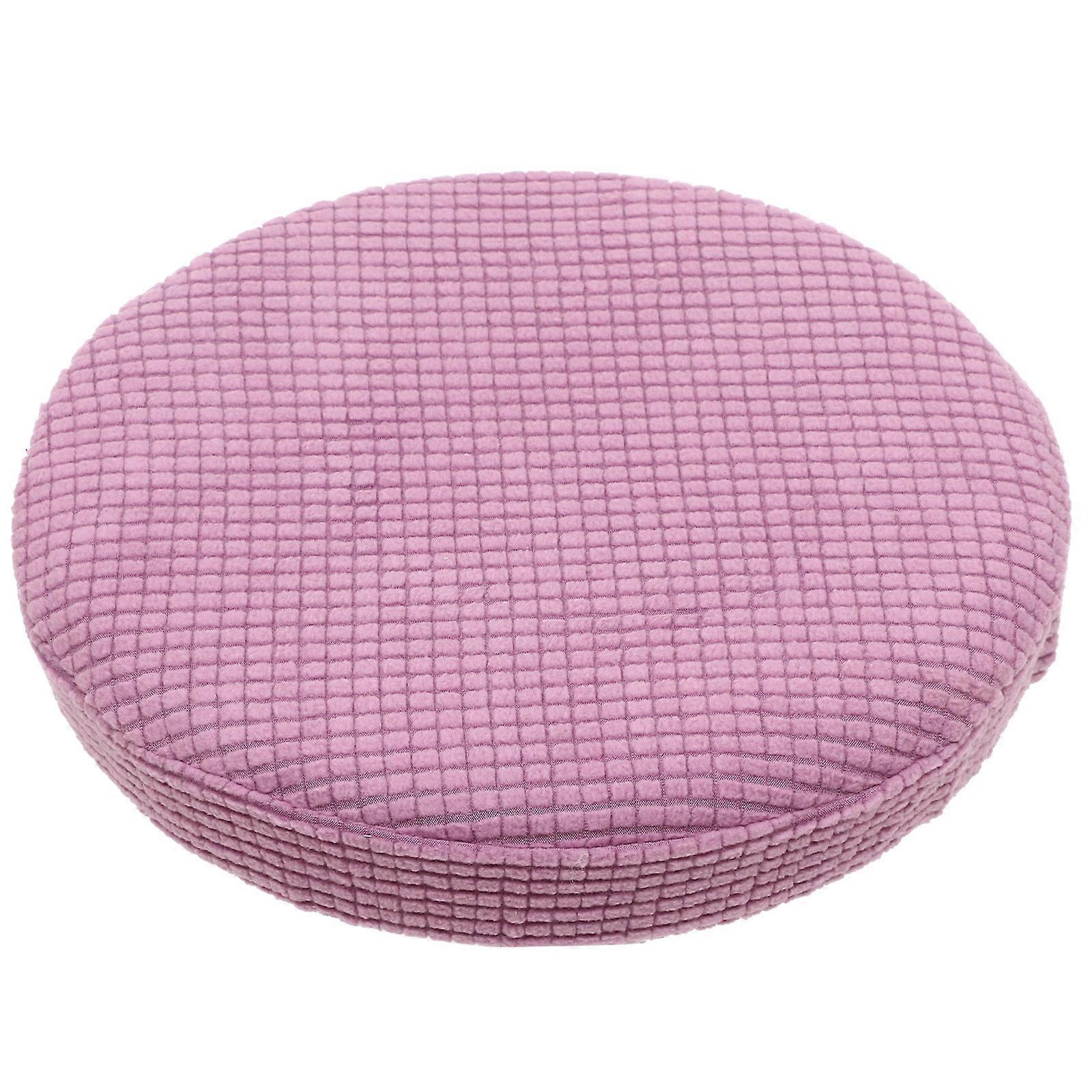 It seems like you're referring to a product description for **round bar stool chair covers**. These are typically elastic, stretchy seat covers