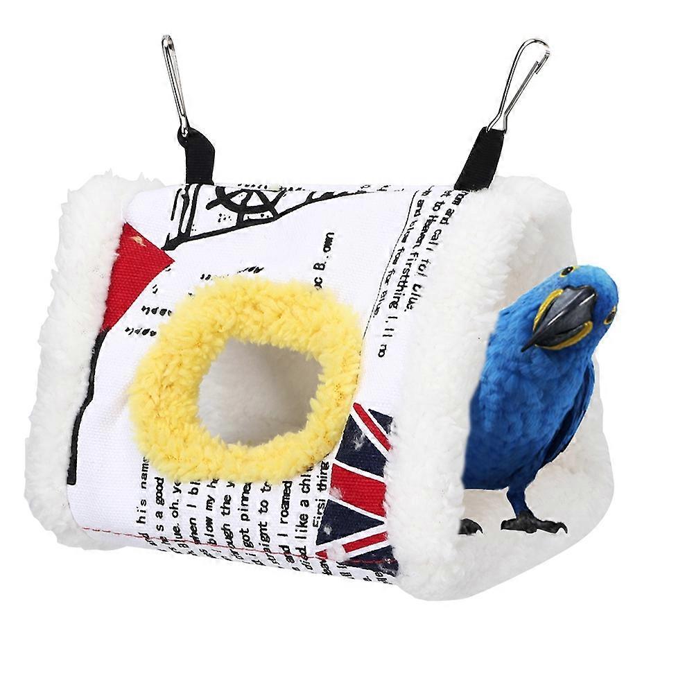 Plush Parrot Little Sun Hammock Hanging House Warm Comfortable Thicken Triangular Nest with Hole Triangular Nest with Hole