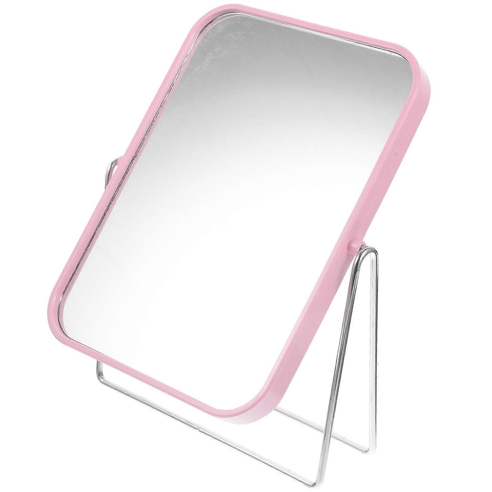 Double Sided Swivel Mirror with Stand Chic Stylish Tabletop Design for Women, Clear Full Face Reflection