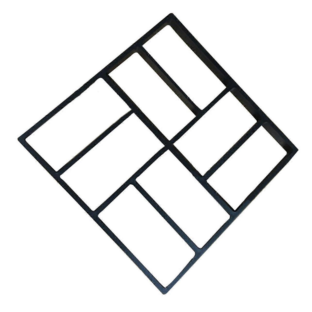 Elegant Stepping Stone Mould 8 Grids, Concrete Garden Pathway Mould, Easy-to-Use Cement Paving Form