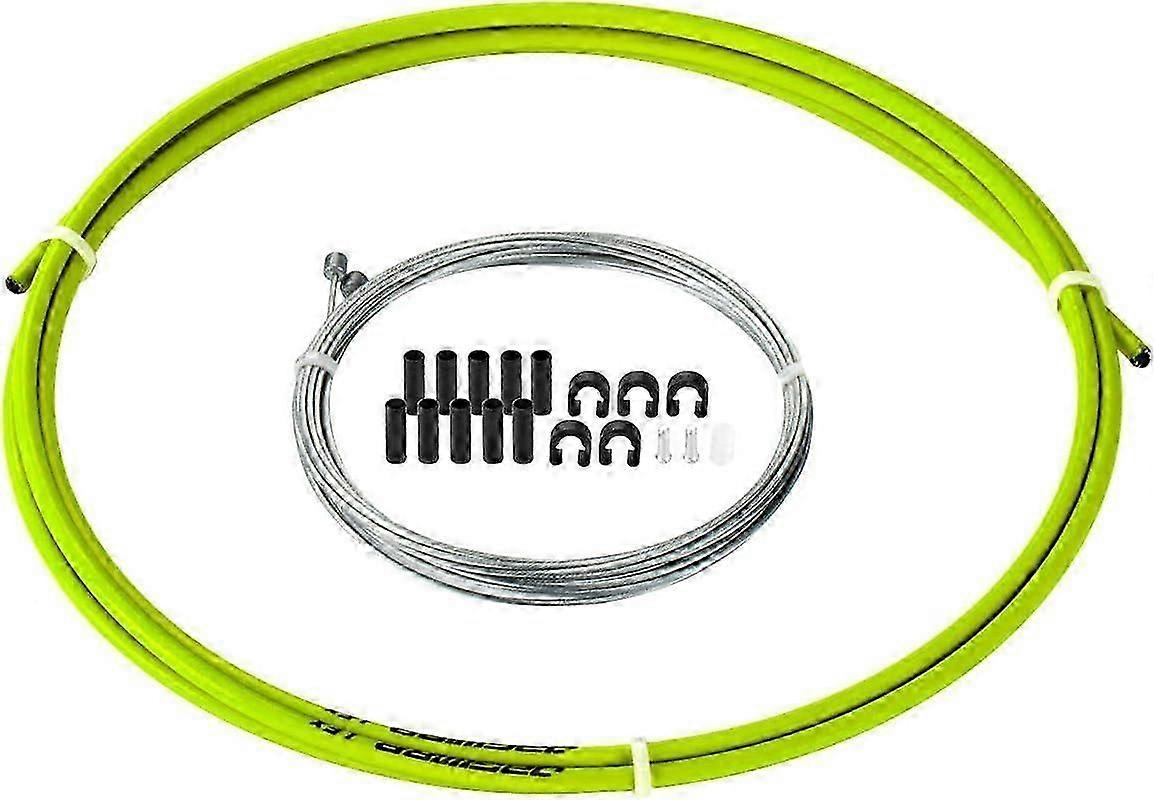Bicycle shift cable and set - for MTB and road bikes (green)
