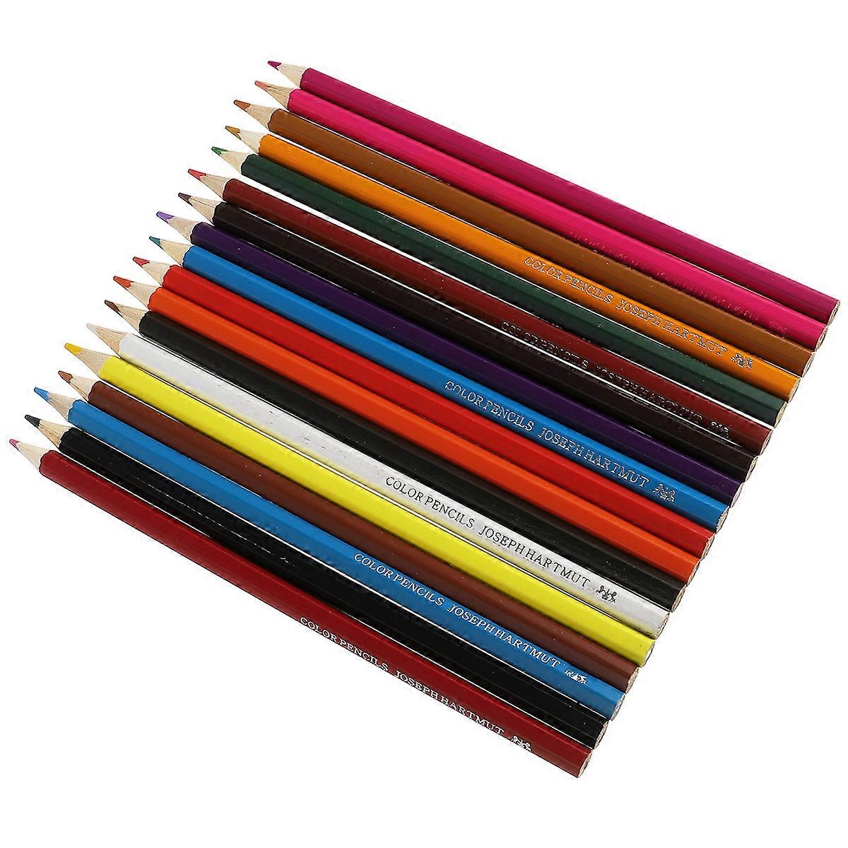 Color Pencil Artists Scrapbooking and Art Projects Assorted Color Round Shape 17.00X0.70X0.70cm 18Set