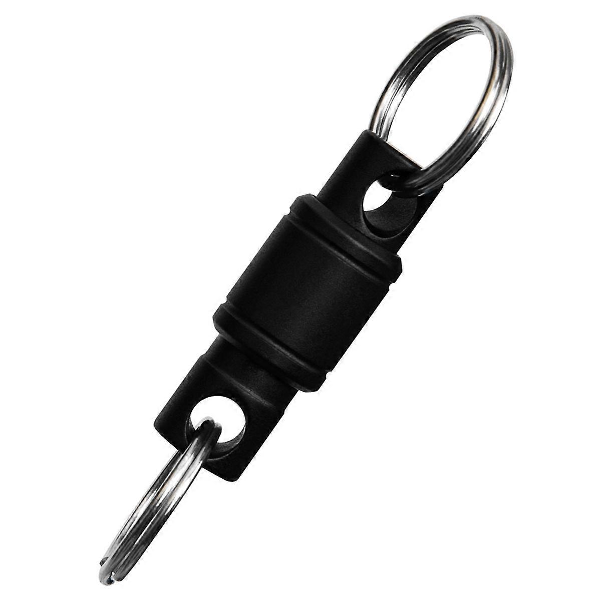 Alloy Two Way Key Ring Detachable Key Attachment Multifunctional Rust Black