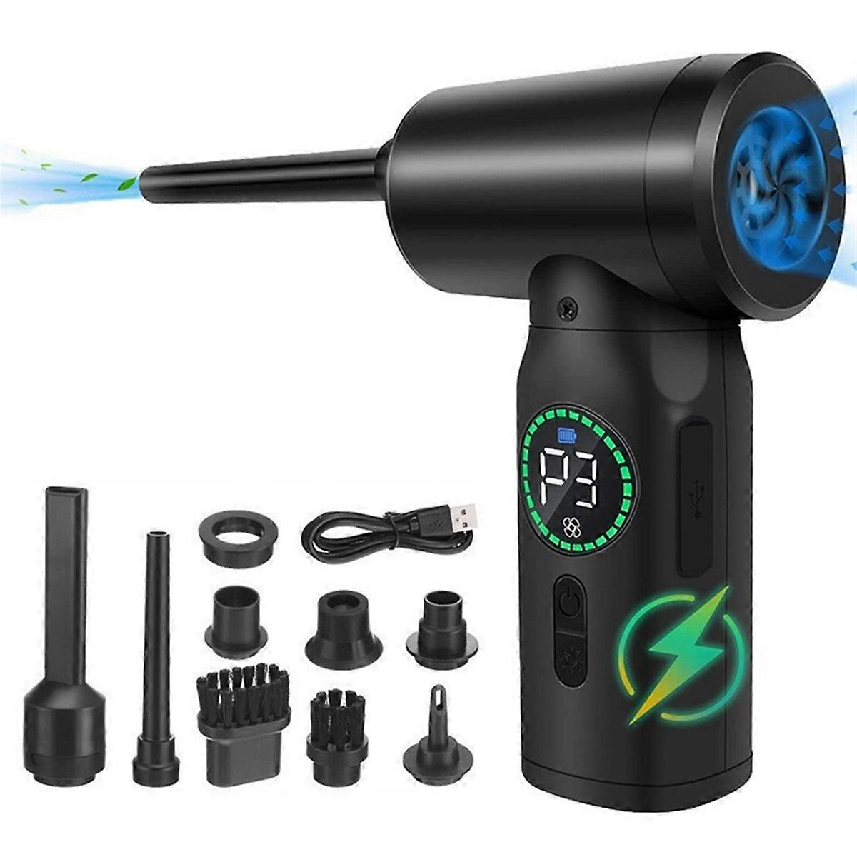 Portable Car Vacuum Cleaner, Blowing and Suction Household Vacuum Cleaner, Suitable for Keyboard Com