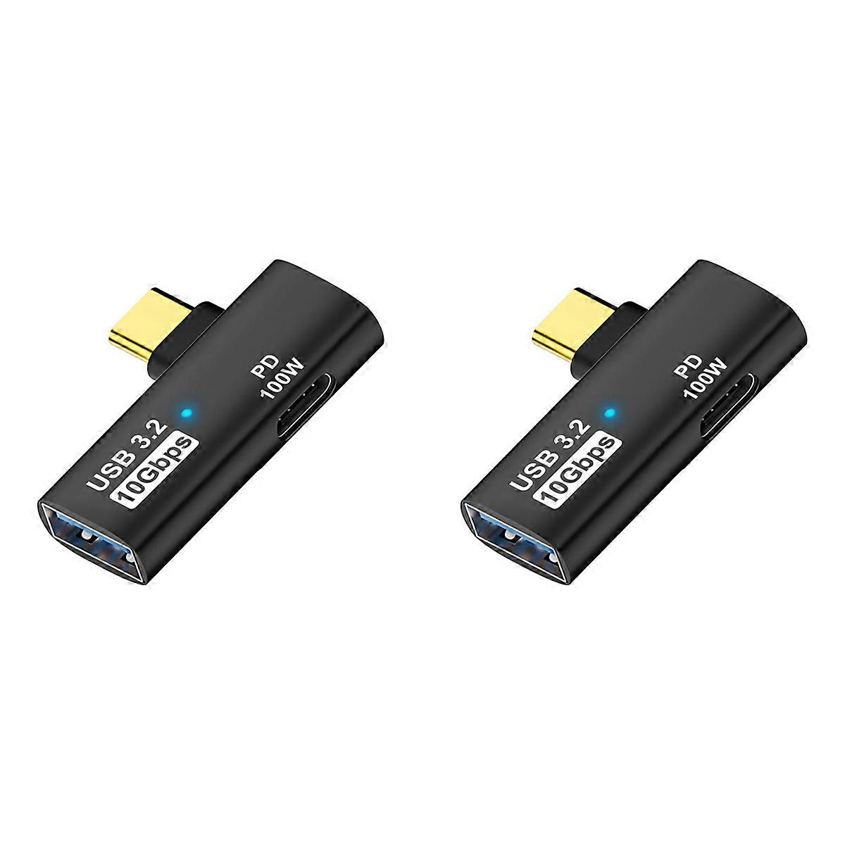 2-in-1 USB C to USB 3.2 Adapter for Ally,for ,Black