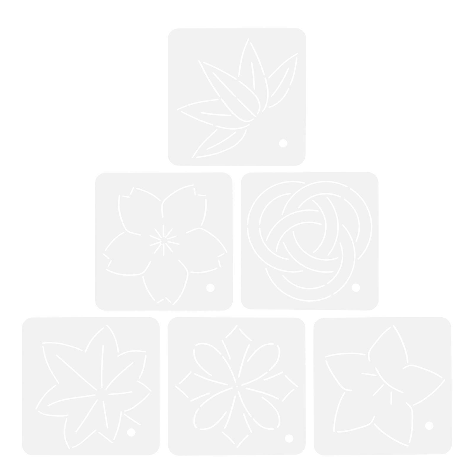 Sewing Stencil Template Acrylic Quilting Accessories Diy Craft Sewing 6Pcs