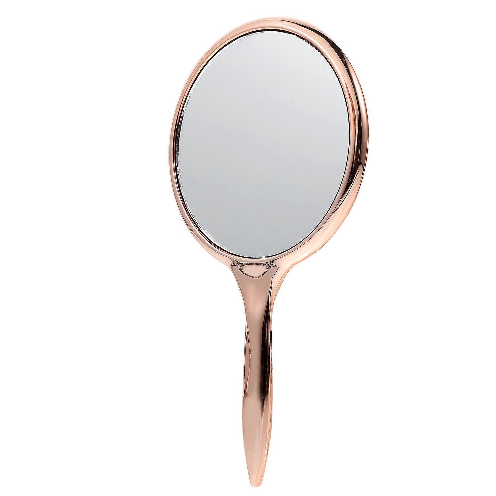 パーソナルメイクアップミラーハンドヘルドミラー旅行用化粧台ガールズ女性レトロスタイル1セット