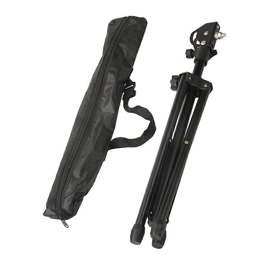 מתלה תרגול תופים נייד עם שקית אחסון - עיצוב חצובה מתכתית עמידה לתרגול ואחסון יעיל של תיפוף