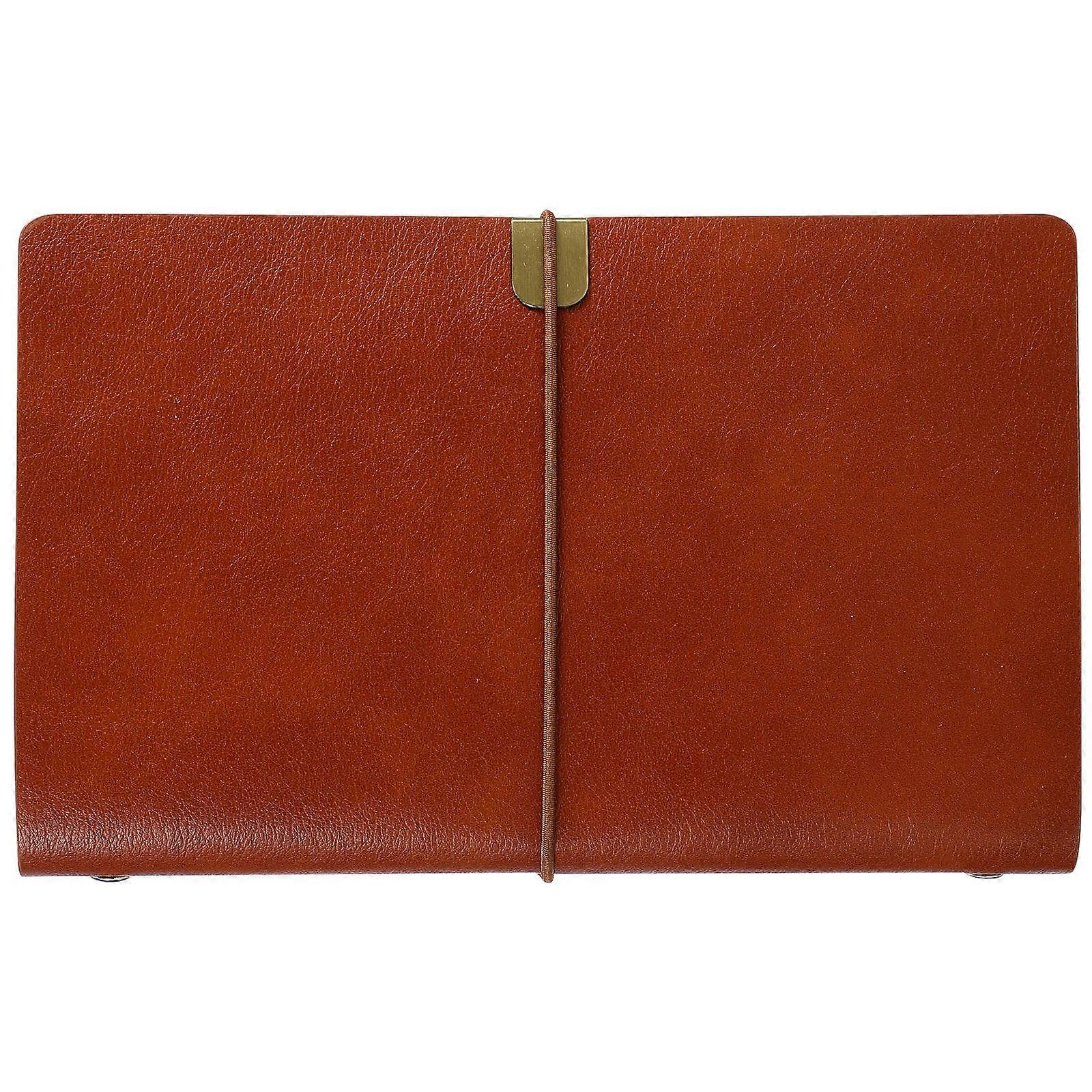 Traveler Notebook Soft Cover Journal For Travel Business Use A6 Size Pu Leather Daily Writing 1Set
