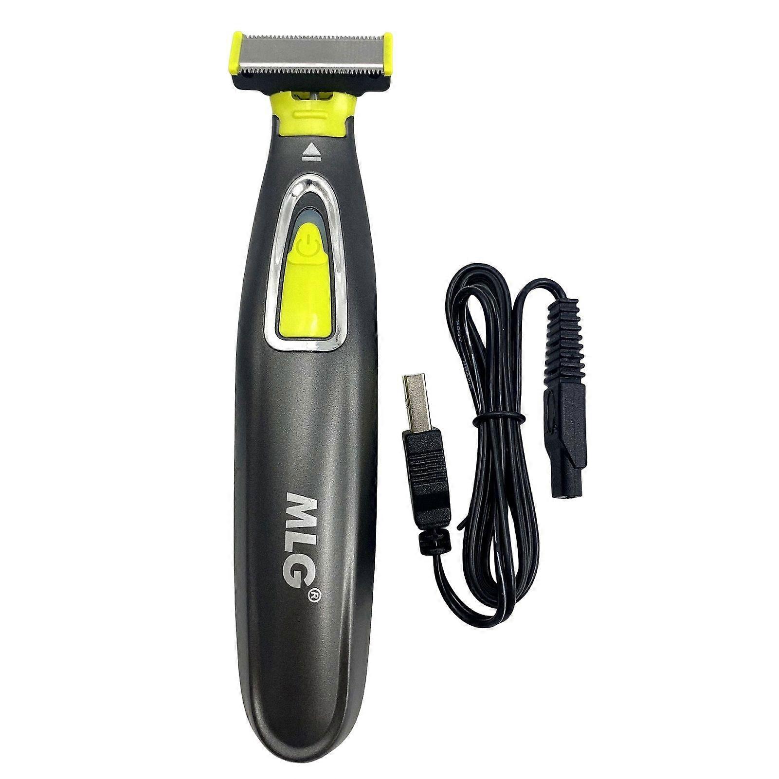 Rechargeable Electric Shaver for Men, Waterproof Wet Dry Shaving Cordless Beard Trimmer