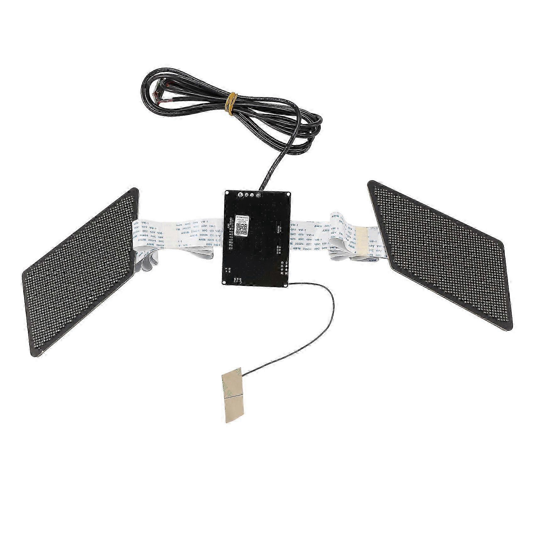 Smart APP Programmable RGB Color Animated Display Board for Car Backpack Screen