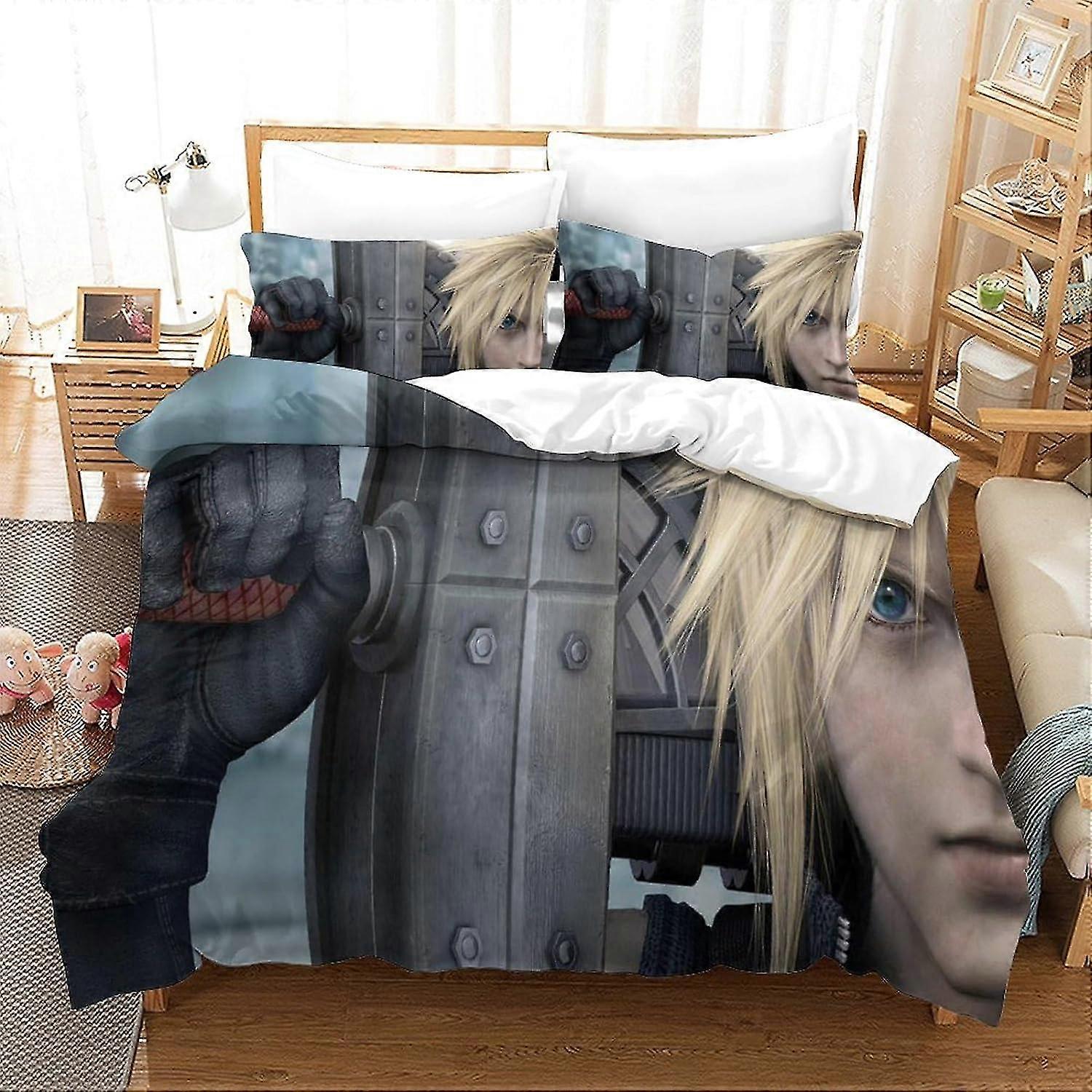 Conjunto de berço com protetor de colchão esportivo, design de animação 3D, microfibra, conjunto de 3 peças com zíper e 2 fronhas, adequado para determinada marca