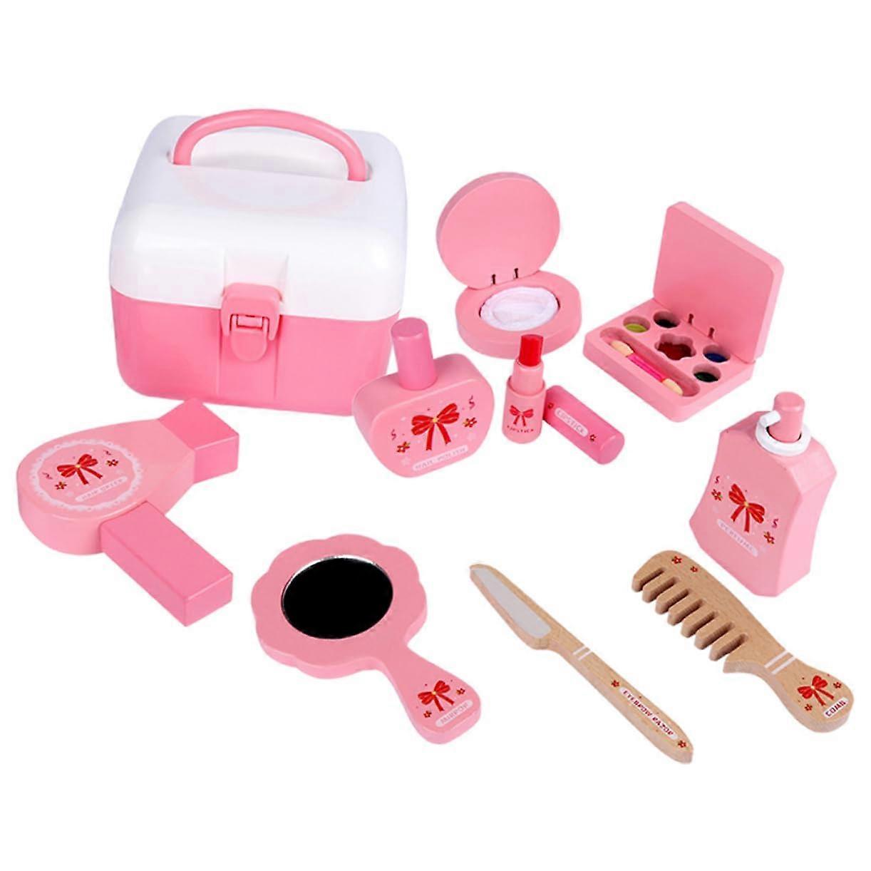 Interactive Make-Up Set Cosmetic Toy For Girls Make-Up Case For Role Play Safe And Washable For Years And Above