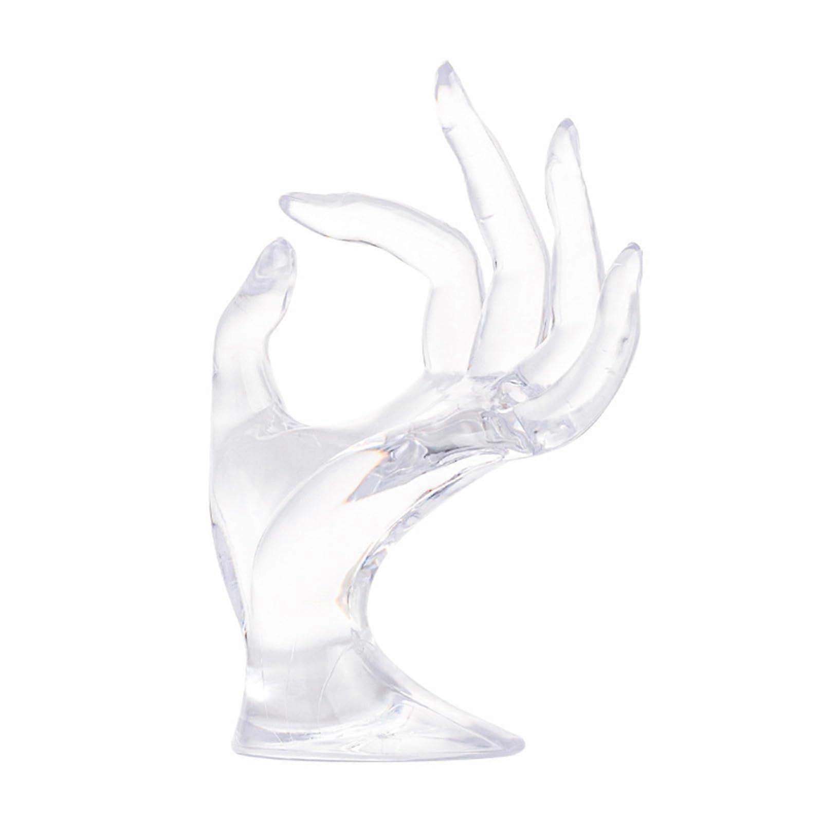 Acrylic Ring Organiser Transparent Keyring Holder Display Stand