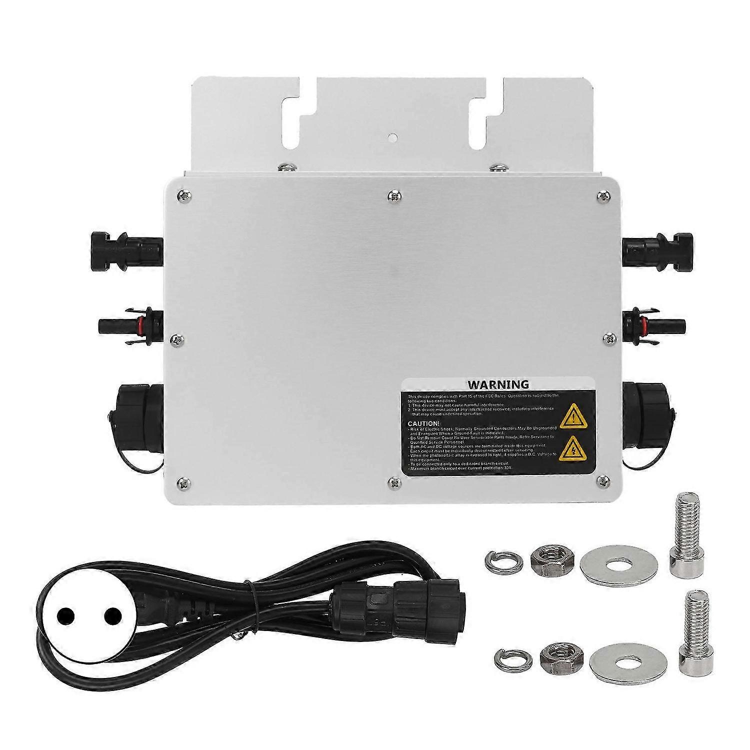 Solar Grid Tie Micro Inverter 700W High Efficiency IP65 MPPT Solar Inverter with Power Cable EU Plug 220V