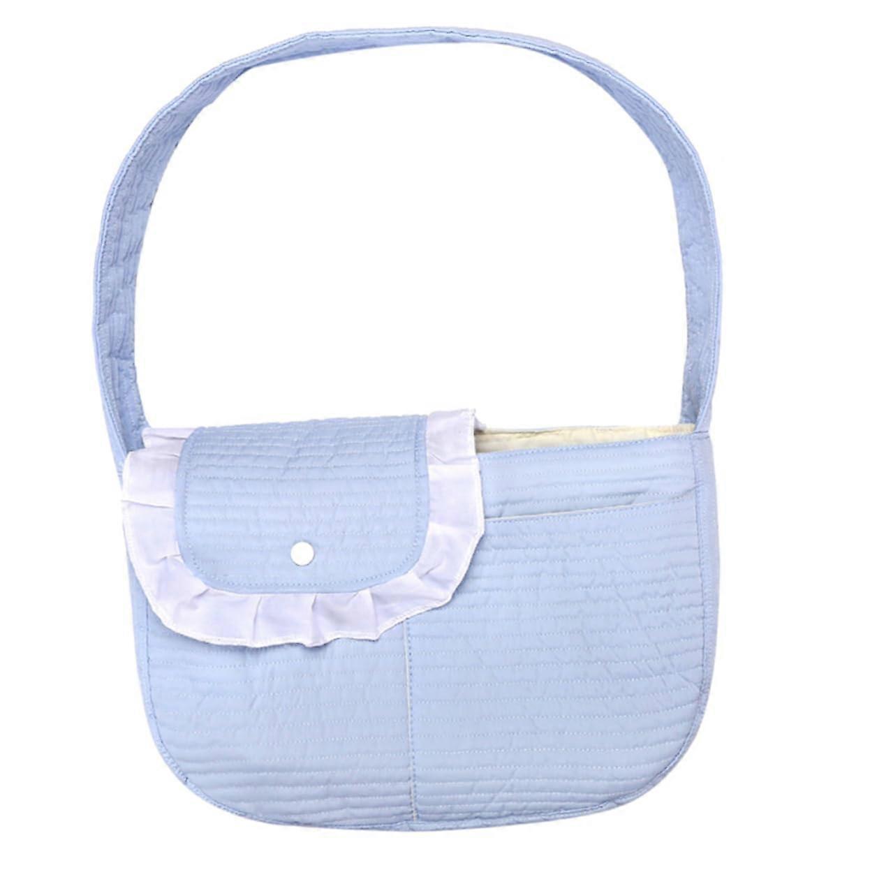 Pet carrier backpack for cats, polyester, sky blue, 40x26cm