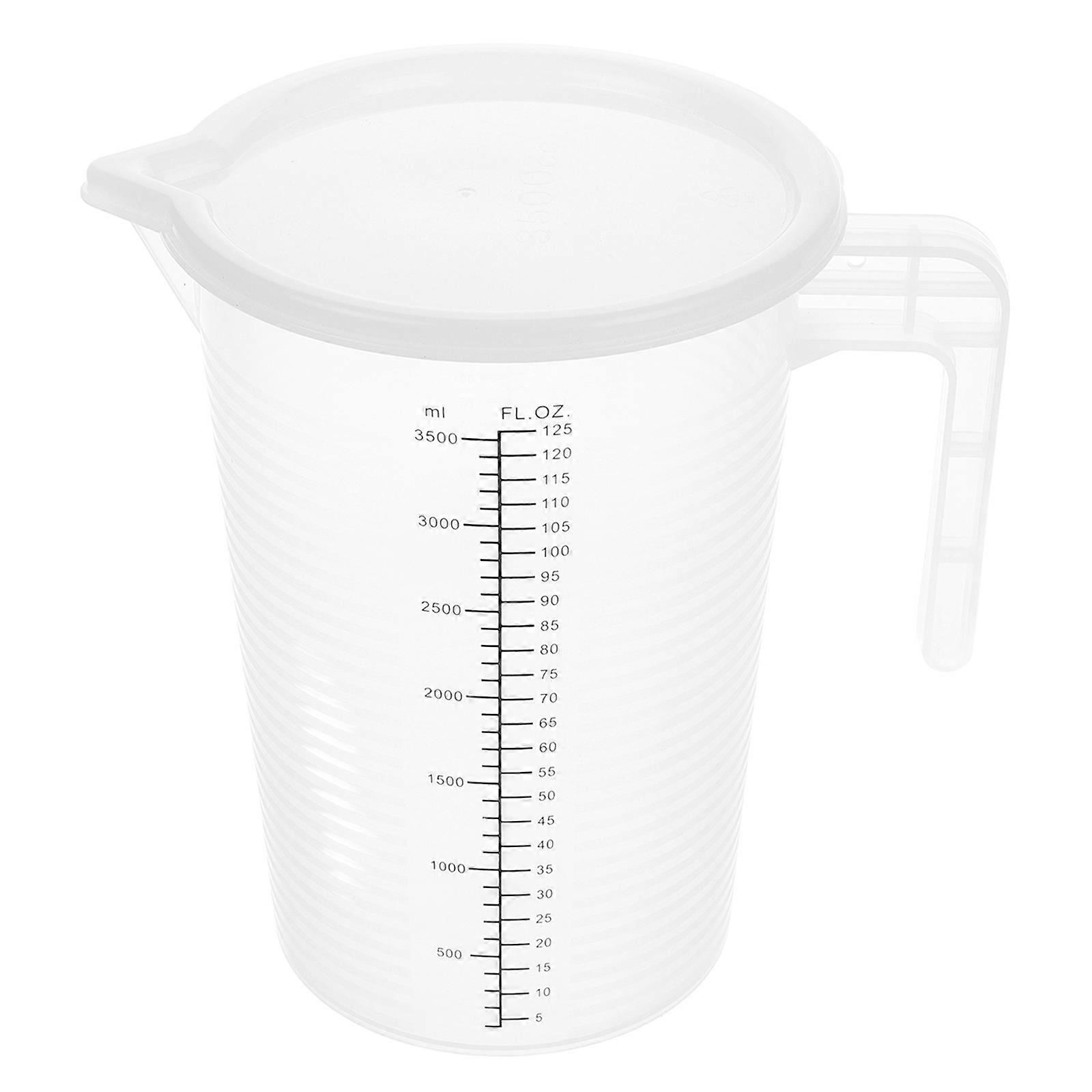 Transparent Plastic Measuring Cup for Car Use Versatile and Accurate 3500ml