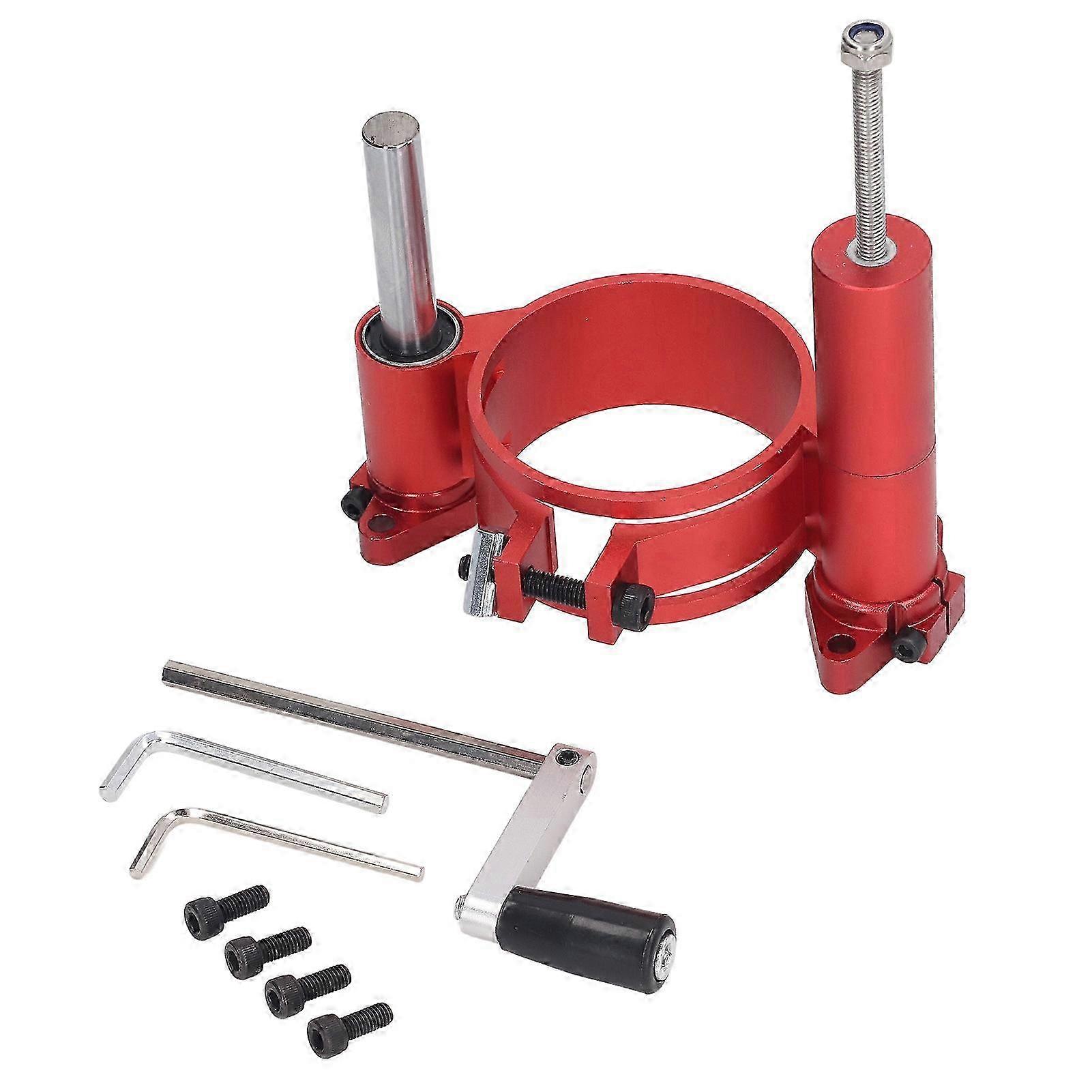 Aluminum Alloy Router Lift Base with Stainless Steel Components - Adjustable Woodworking Lifting Table Base Up to 47mm Height