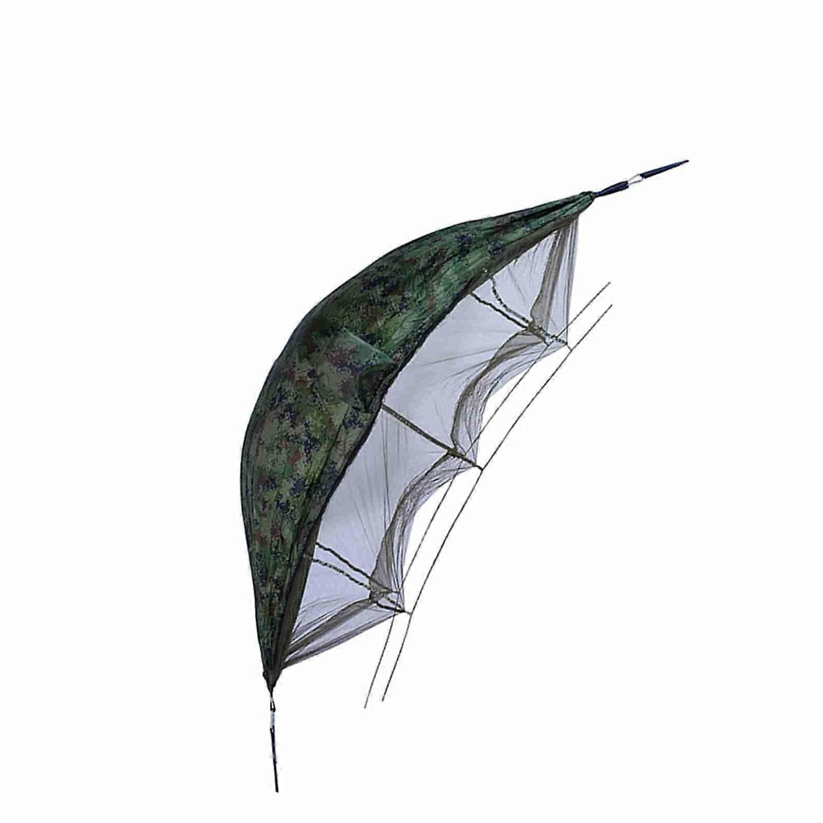 Automatic Quick-opening Hammock with Mosquito Net Outdoor Camping Portable Hammock Anti-rollover Nylon Hammock