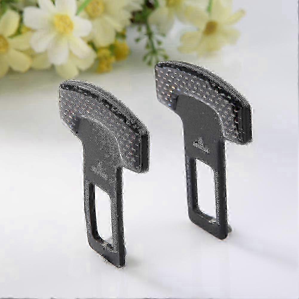 Ceinture de sécurité boucles siège d’auto en fibre de carbone réel