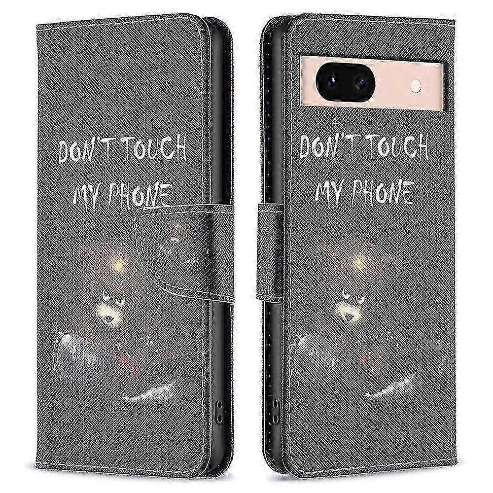 For Google Pixel 8a Case Wallet Stand Pattern Phone Cover Hr