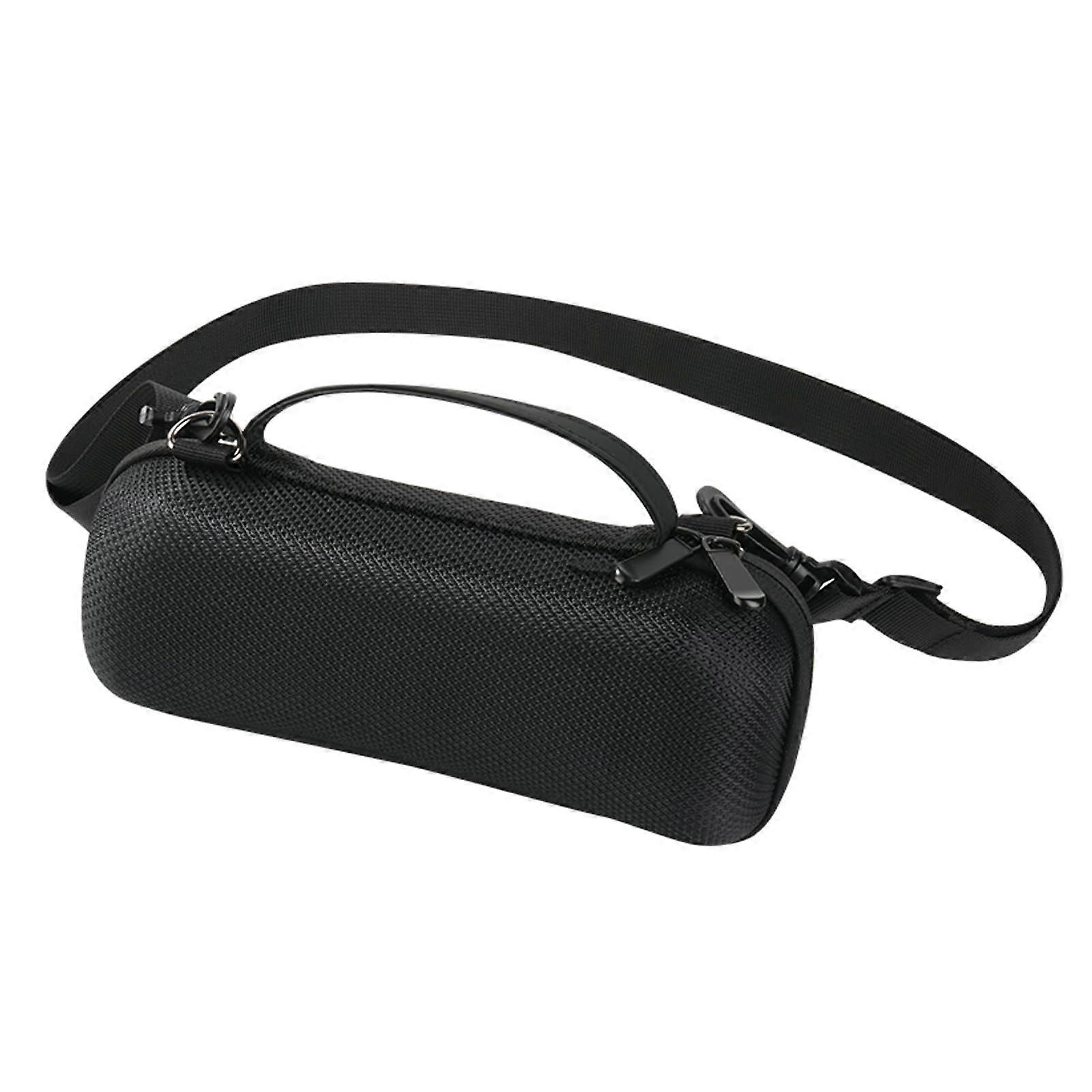 Lightweight hardshell storage case for speakers, dustproof double zippers