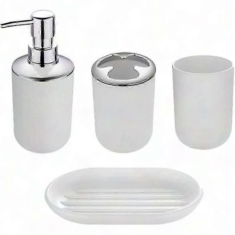 Shatterproof Soap Set for Bathroom and Kitchen - Long-Lasting Plastic Design