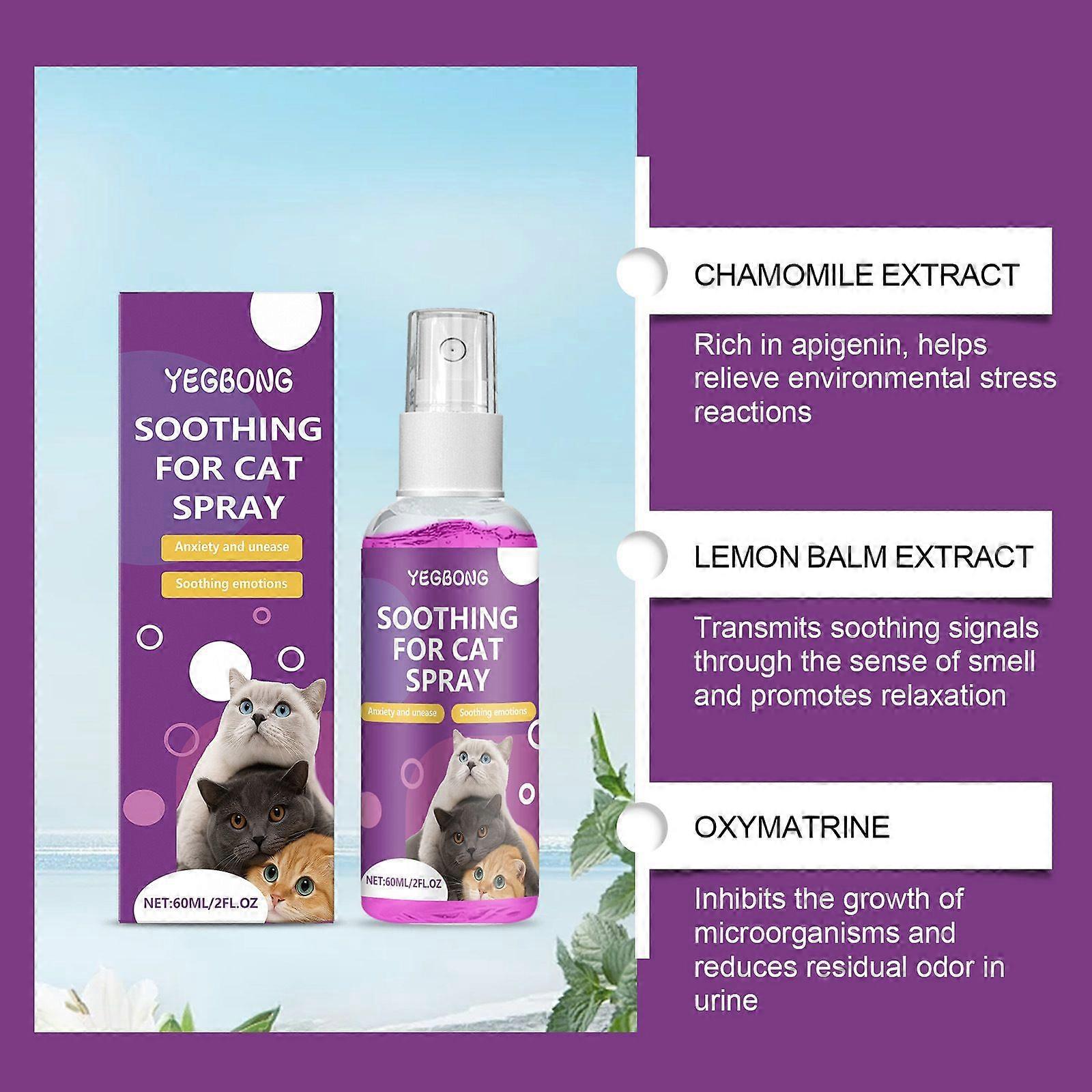 Picture of Cat Calming Spray, Cat Pheromone Calming Spray, Natural Calming ...