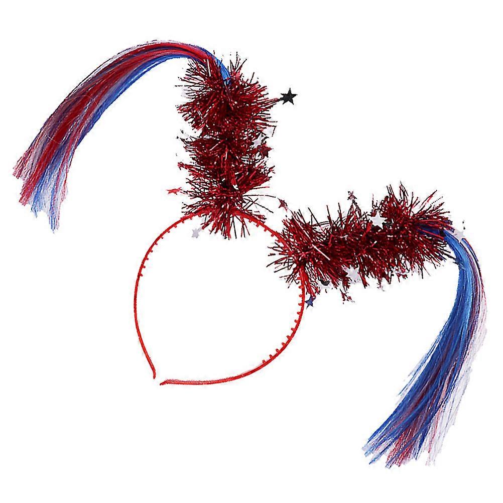 Red Ponytail Hair Accessory for Cosplay, Parties, and Festive Events – Fun & Unique Hairband for Women – Party Supplies Headwear