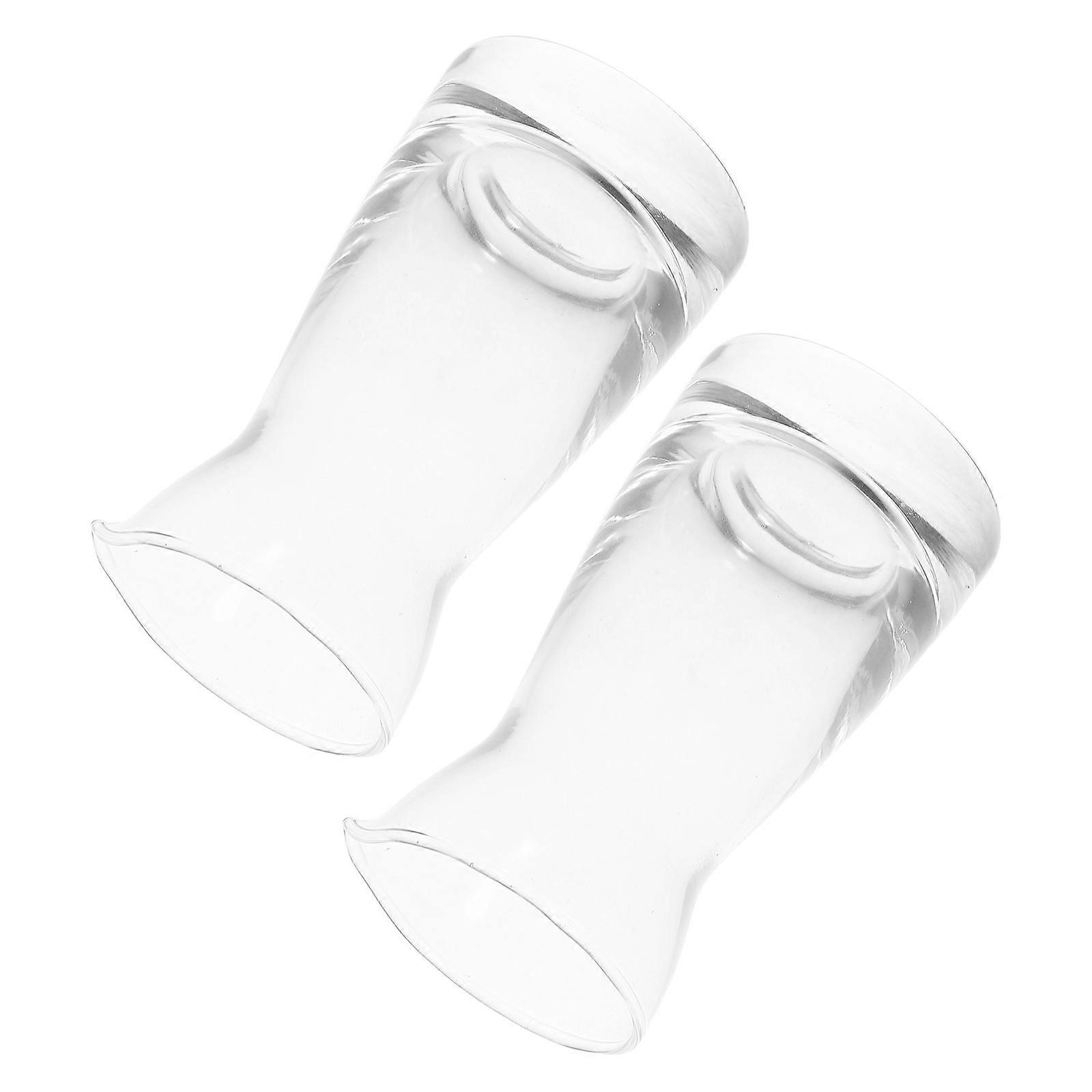 2pcs Glass Milk Jugs Pitcher Creamer Kitchen Pouring Sauce Pitcher 80 ML