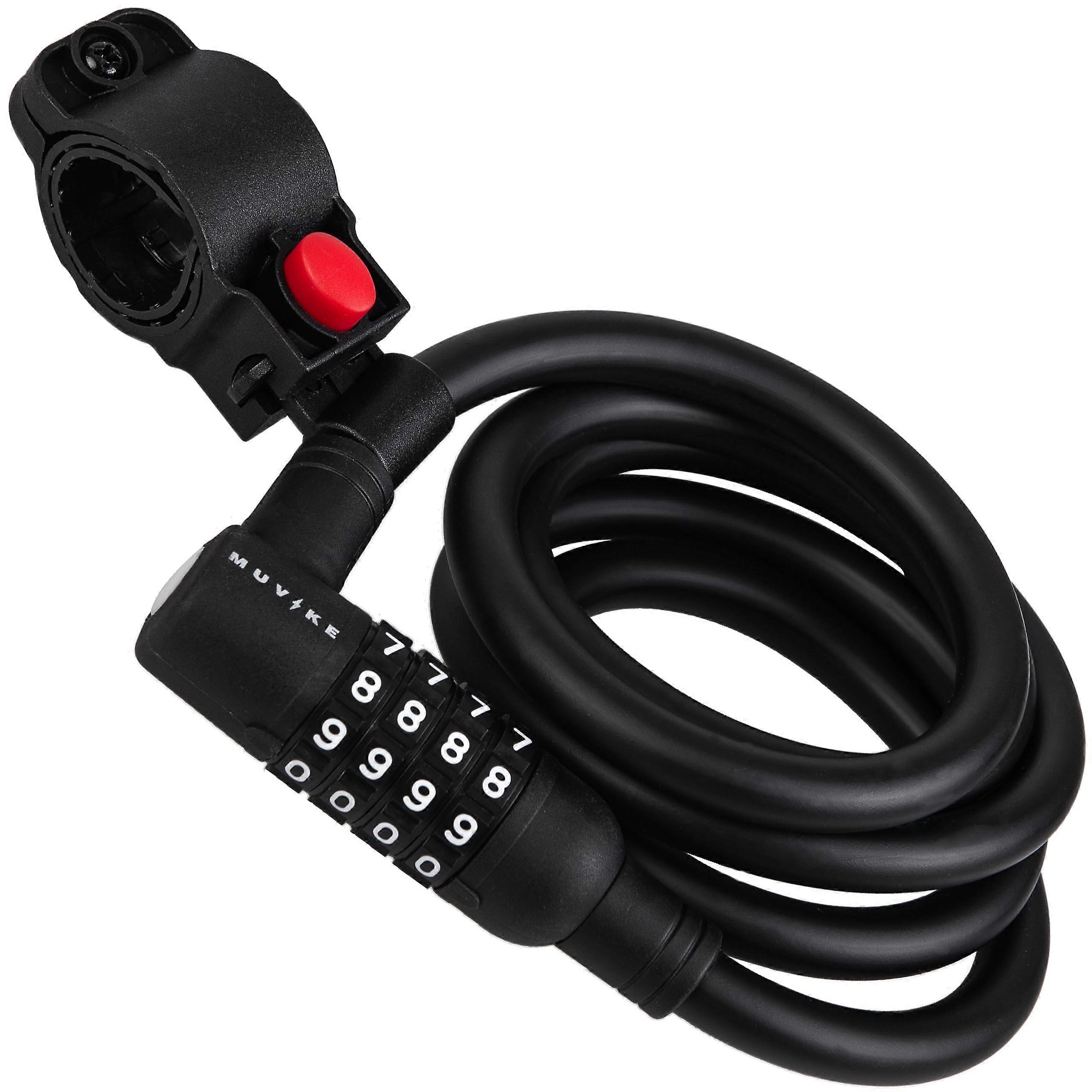 FLEX 1500/12C Bicycle Lock 150 cm Cable, Combination Code, 12 mm Steel, PVC Coating