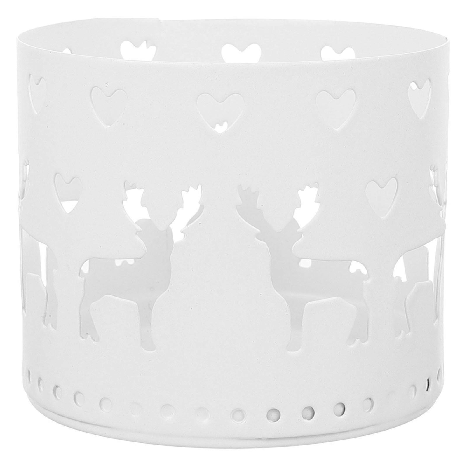 Decorative Iron Candlestick Ornaments Lightweight Electroplating Technology 9x8cm 1Pcs