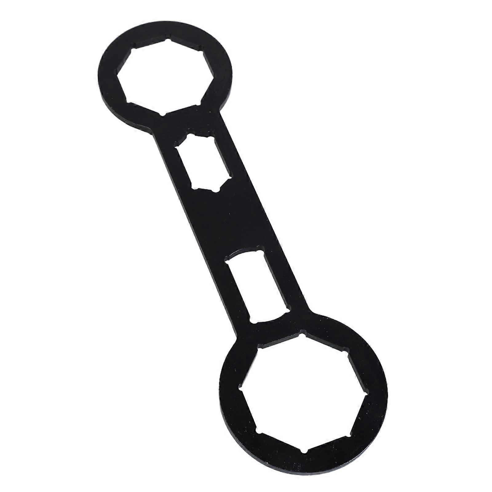 Aluminum Fork Caps Wrench with Single/Double Chamber for 49mm 50mm Fork Caps Maintenance Tool