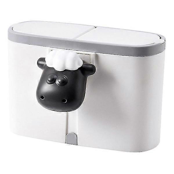 Tischsortierbehälter, Kuh und Schaf, kleiner Klassifizierungsmülleimer, Sackaufbewahrung (1 Stück), Schreibtischorganisator.