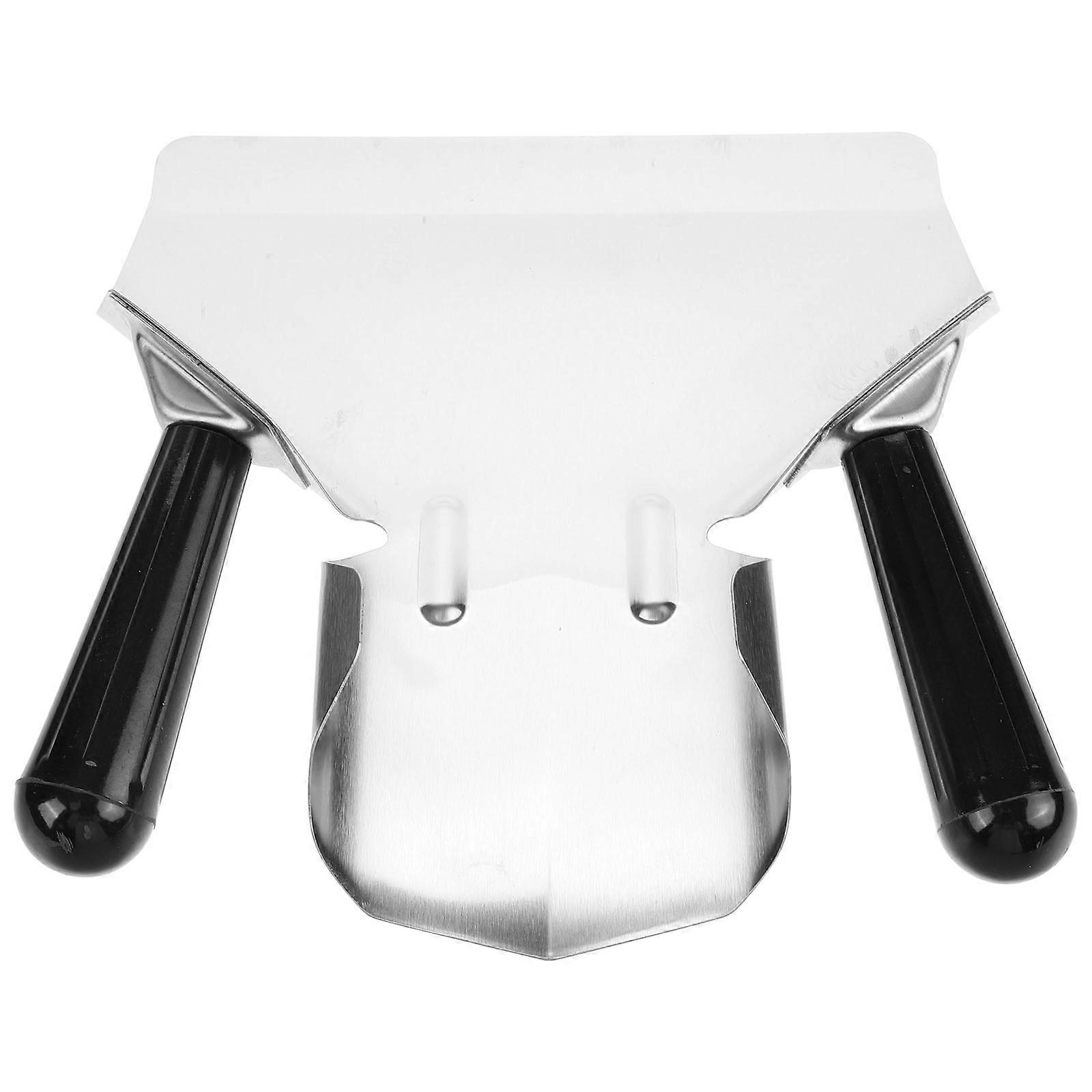 Stainless Steel Popcorn Scoop for Home Use with Ergonomic Design and Versatile Function Silver