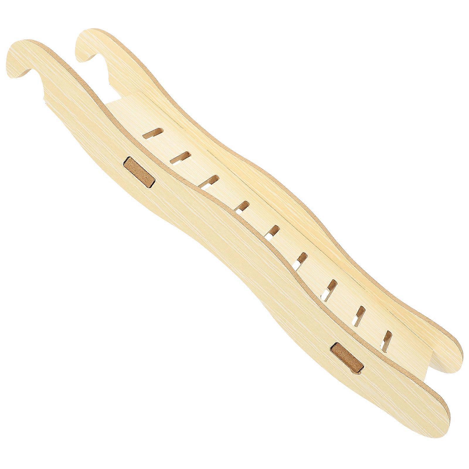 Wood Hamster Ladder Toy for Pets Khaki Color Sturdy and Safe Multi Function Small Animals .3 Inches