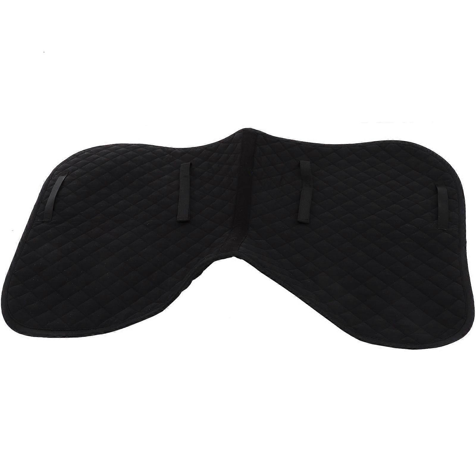 Saddle Pad with Strap Anti Skid Back Cover for Decor EVA Cotton Polyester 70 Characters