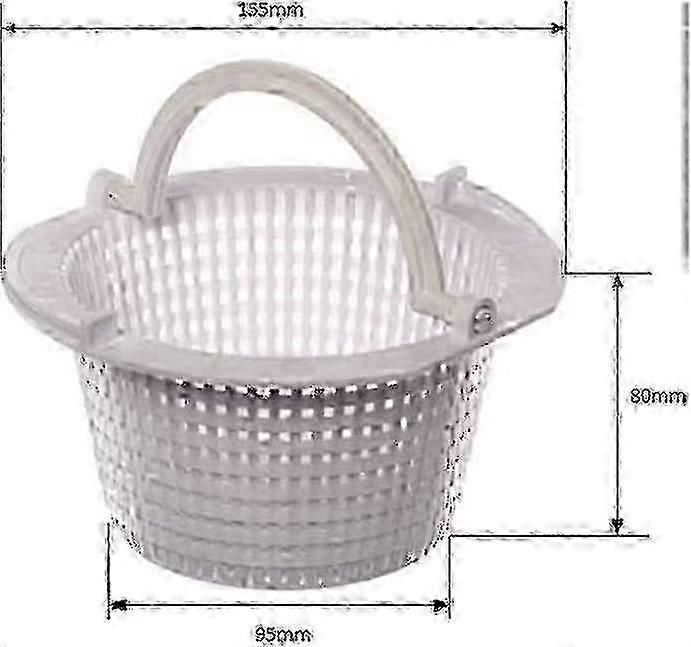 Pool Skimmer Basket Replacement - Durable Strainer for In-Ground Pools - Compatible Filter Basket for Pool Skimmers Edition 0724
