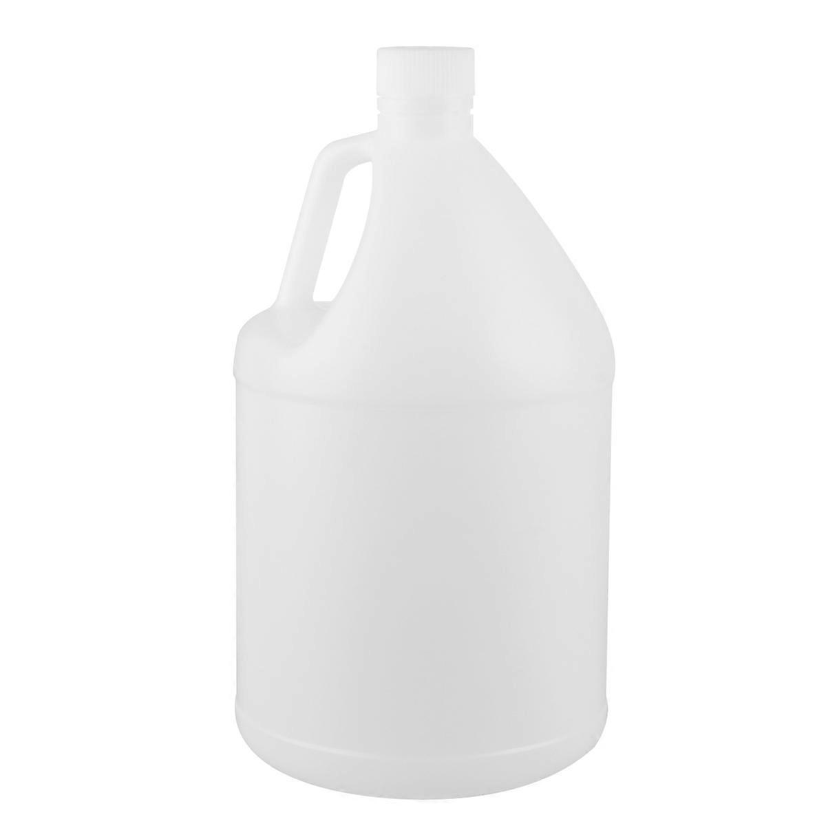 Plastic Oil Bottle Hdpe Liquid Storage Container For General Users 3.8L Transparent 2Pcs