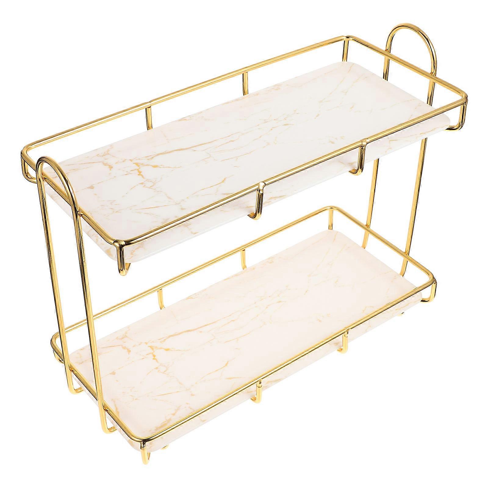 Toiletry Storage Rack Countertop Organizer for Bathroom Dressing Table 1 Set