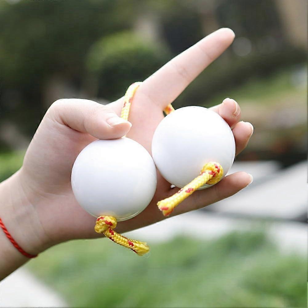 Percussion Instrument Sandball Asalato Shaker White for Musical Skill Development, Lightweight, Durable, Compact Size