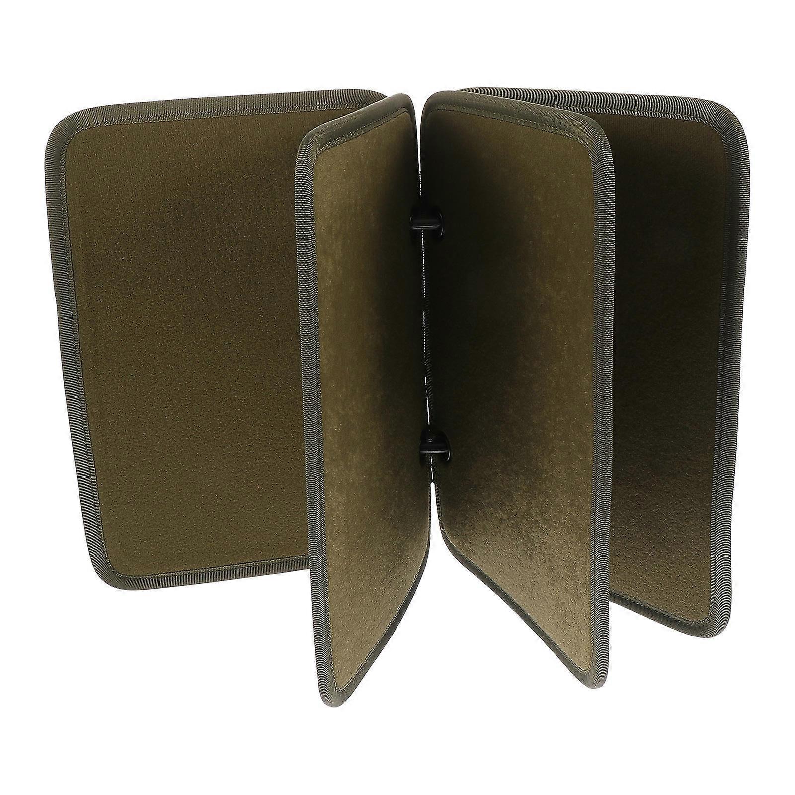 Armband Collectors Display Board 10.6X7.5X0.8in Green Lint For Tactical Items 4Set